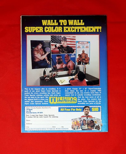 Agosto 1986 Sports Review Wrestling, Sullivan, Singh, Martel, Hansen - Imagen 2 de 4