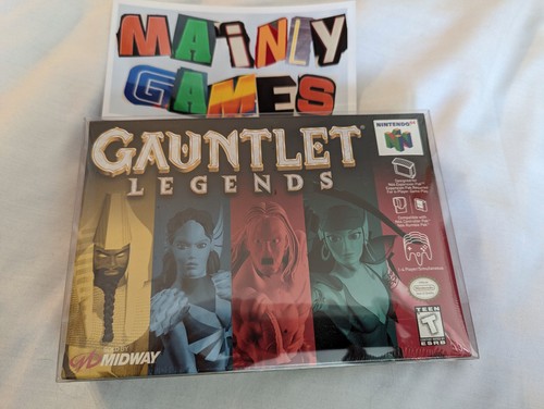 Gauntlet Legends Nintendo 64 N64 Brand New Sealed CiB Complete w/ box protector - Picture 22 of 22