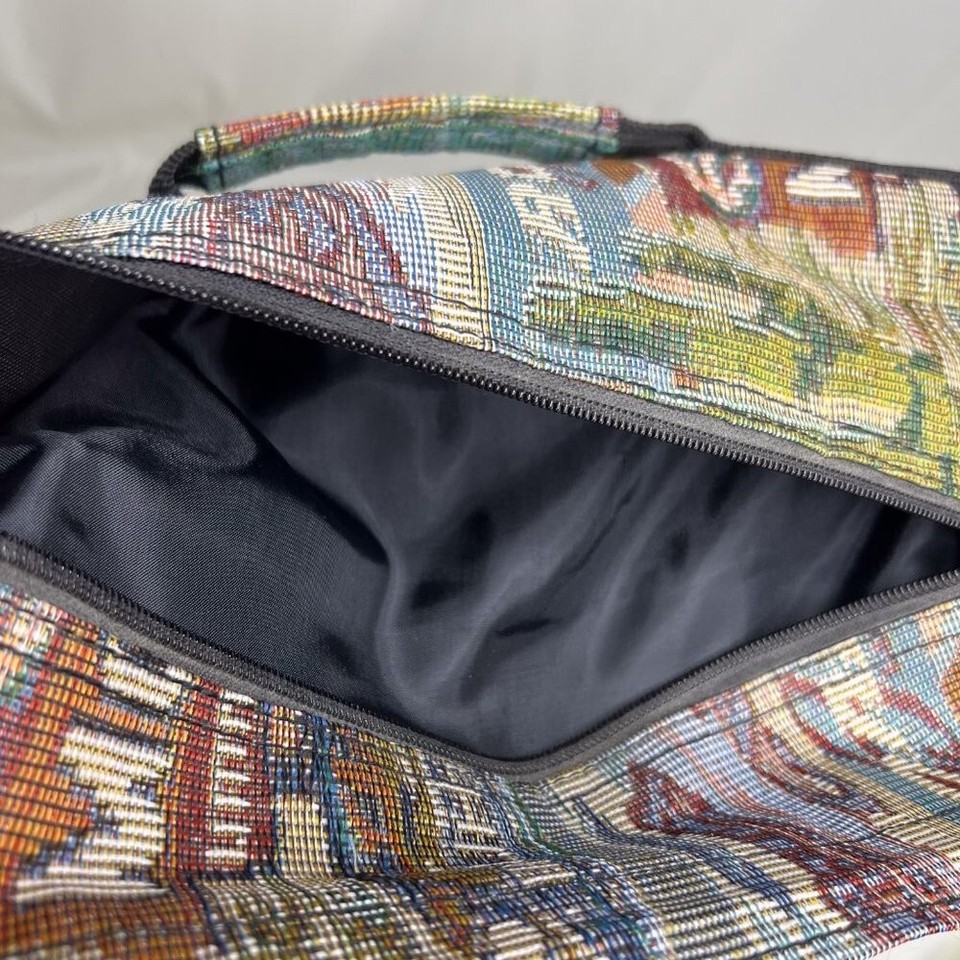 Route 66 Vintage Tapestry Rolling Travel Bag Multicolor Vacation