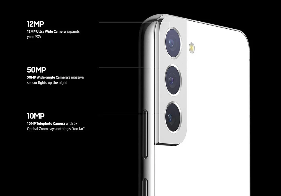 Samsung Galaxy S22 128 GB SM-S901U1 CDMA DESBLOQUEADO DE FÁBRICA + GSM - CAJA ABIERTA Foto 2 de 3