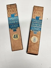 NIB Vintage Eagle Turquoise Drawing Pencil Leads 4H, H Unused No. 2375 New