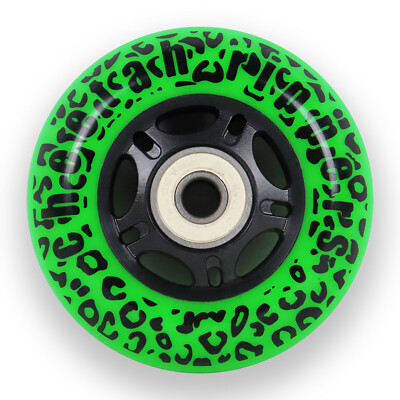 GREEN CHEETAH Wheels for RIPSTICK ripstik wave board  ABEC 9 76MM 89A OUTDOOR