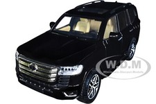 TOYOTA LAND CRUISER BLACK 1/24 DIECAST MODEL CAR BY MOTORMAX H08222