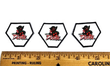 Lot Of 3 MVSU Delta Devils NCAA  College Vintage 1 5/8