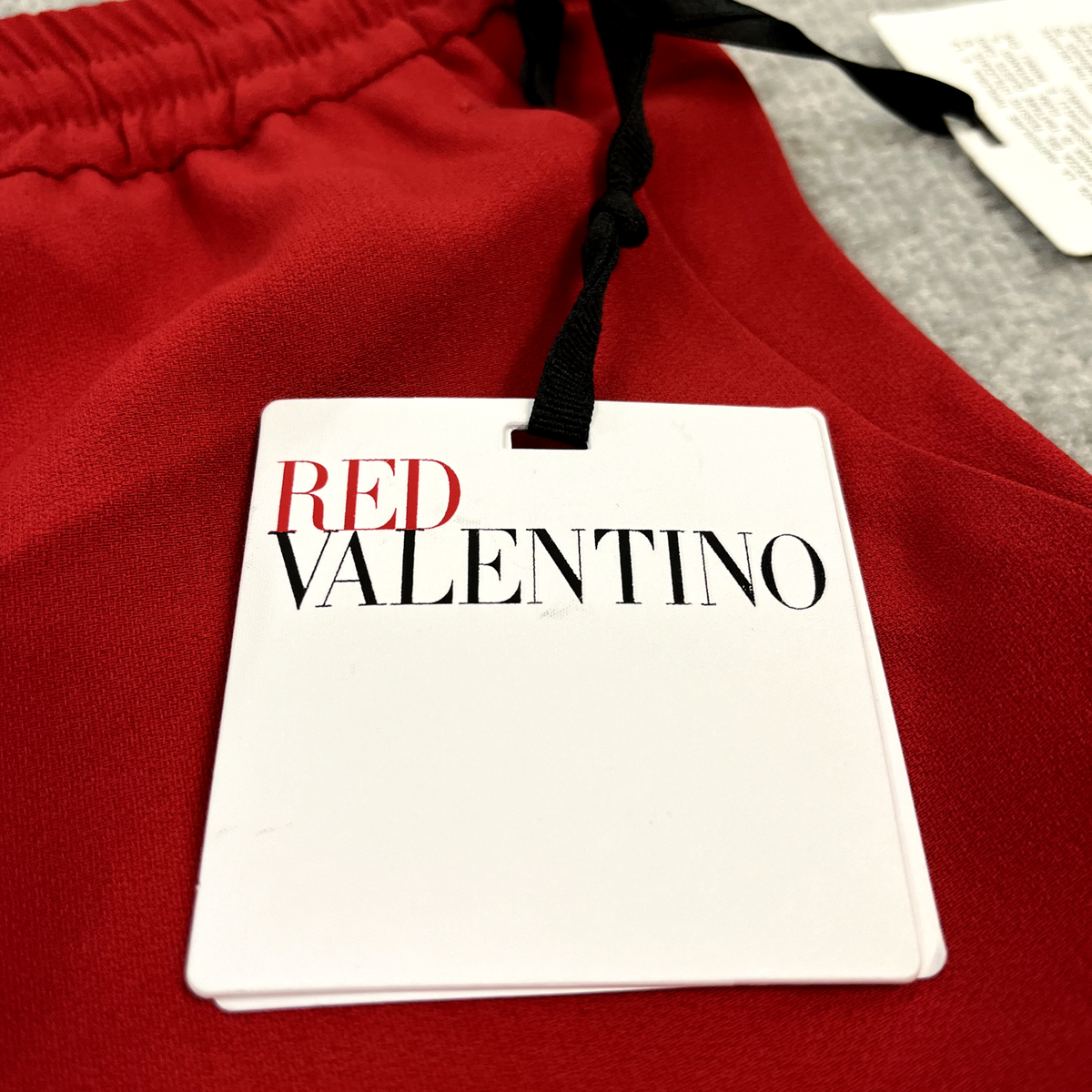 RED VALENTINO Pants Womens 38 Deep Red Tapered Leg Workwear Dress