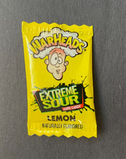 Factory Defect Empty, Sealed, Unopened - Warheads Extreme Sour Lemon Candy