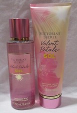 Victoria's Secret Fragrance Mist  Lotion Set Lot of 2 VELVET PETALS SOL sunny