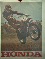 Vintage 1974 Honda Motorcycle Bike Iron On Transfer American Honda Motor Company