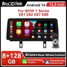 Android 14 FIT BMW 1 Series E87 E81 E82 E88 12.3" Car Stereo Radio Carplay WiFi