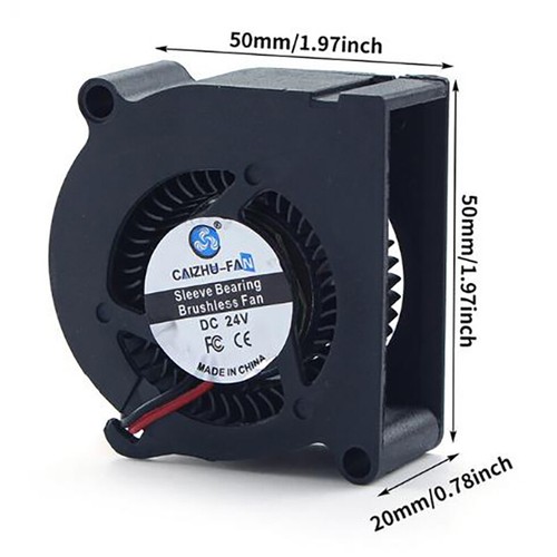 For Flashforge Adventurer 5M Pro 5020 Fan 24v Fast Heat Dissipation For 5M Pro - Afbeelding 3 van 7