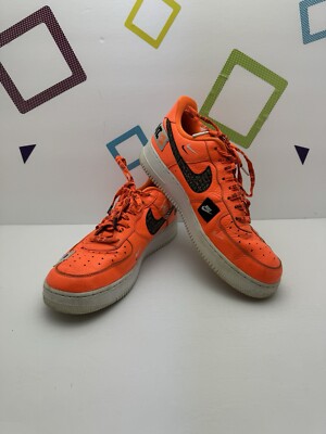Nike Air Force 1 Fluo Orange Low Size 11 light wear