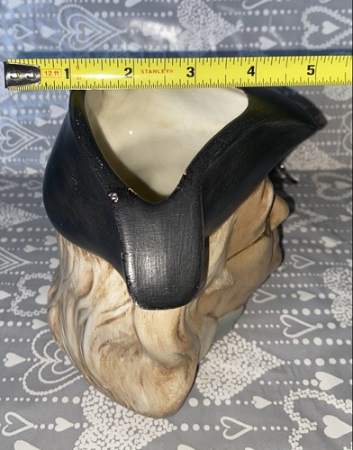 Vintage 1980s Byron Mold BENJAMIN FRANKLIN Decorative Head Coffee-Tea Mug Large - Picture 10 of 11