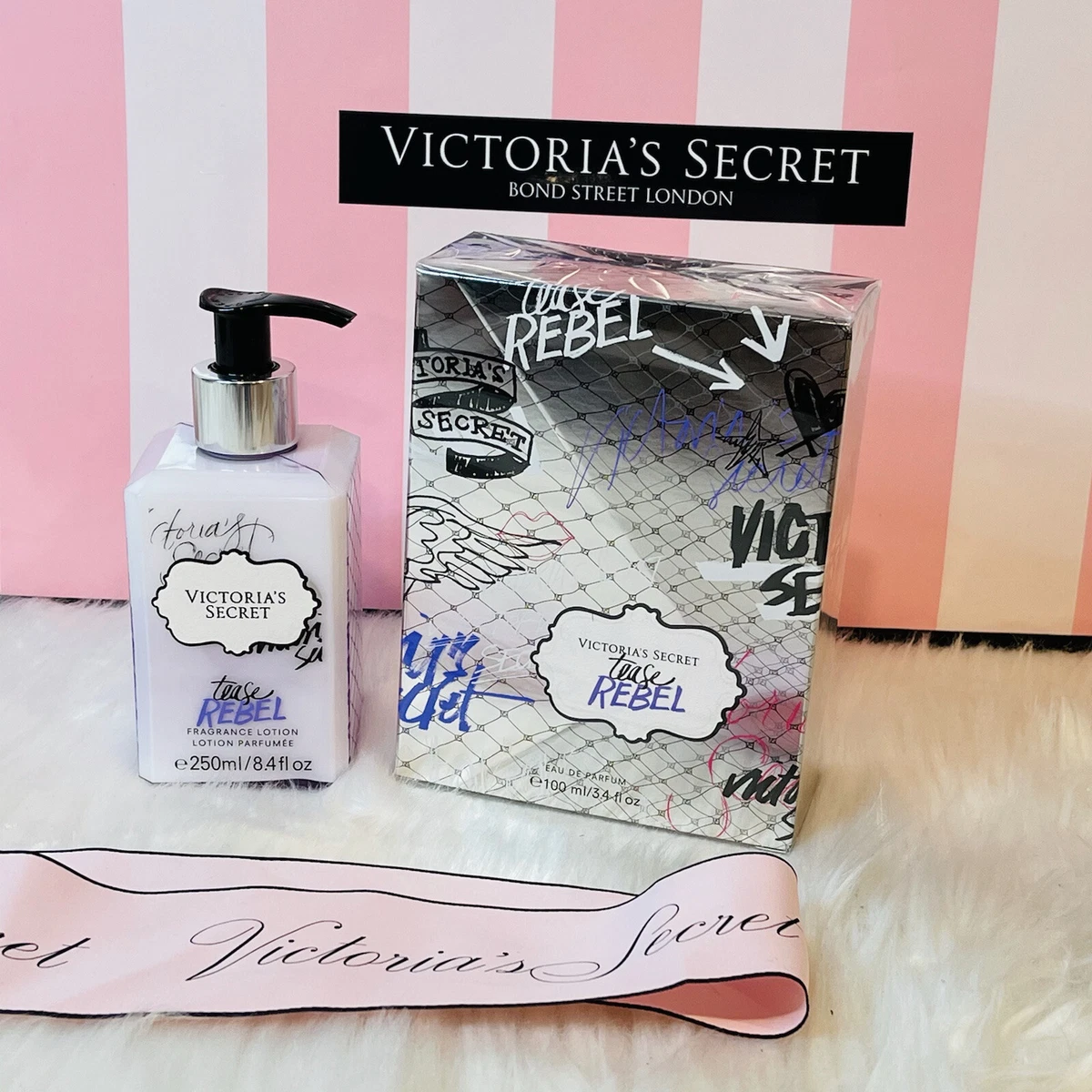Set of 2 Victoria Secret TEASE REBEL Set 3.4 fl oz EDP lotion