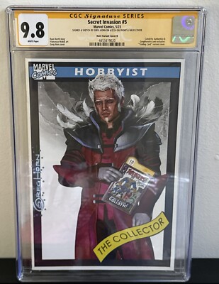 Secret Invasion #5 Unreleased The Collector CGC SS 9.8 Greg Horn VERY RARE