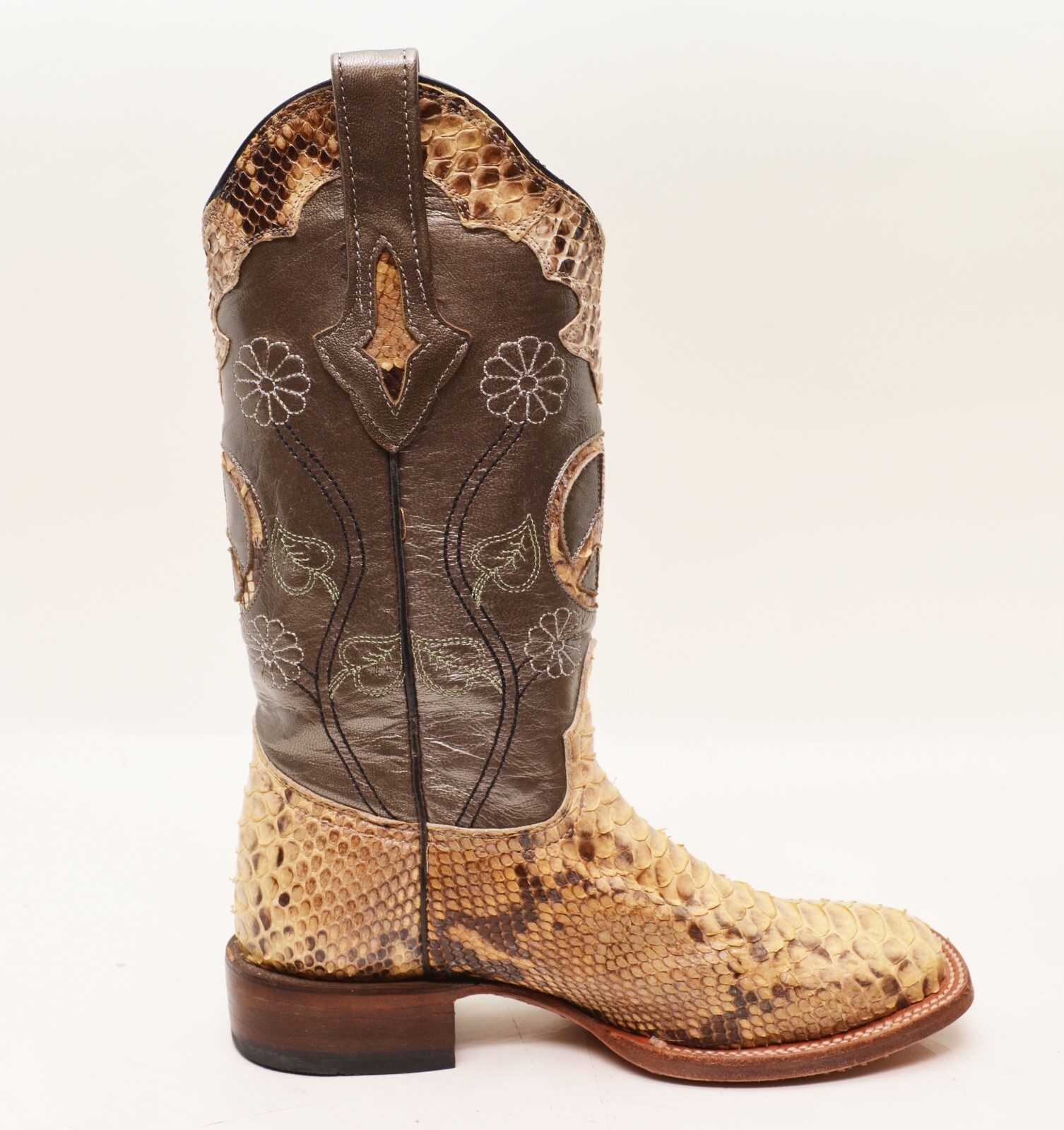 Resistol Ranch  Python and Leather Western Boots … - image 15