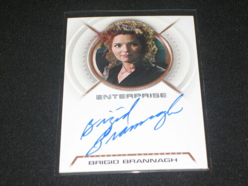 BRIGIO BRANNAGH RUBY STAR TREK 2003 CERTIFIED AUTHENTIC SIGNED AUTOGRAPHED CARD - Picture 1 of 2