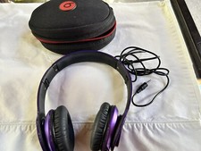 Beats by Dr Dre Solo HD Wired Headphones Purple with Case Tested