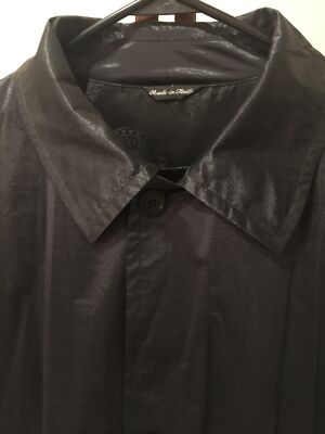 Authentic Black Versace classic v2 Lightweight trench -coat Mens