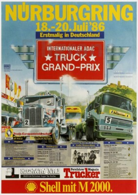 Poster Vintage Nürburgring 1934 - Haute Qualité 50x70 Cm, Marque PostersAndCo, Parfait Pour Décoration Murale