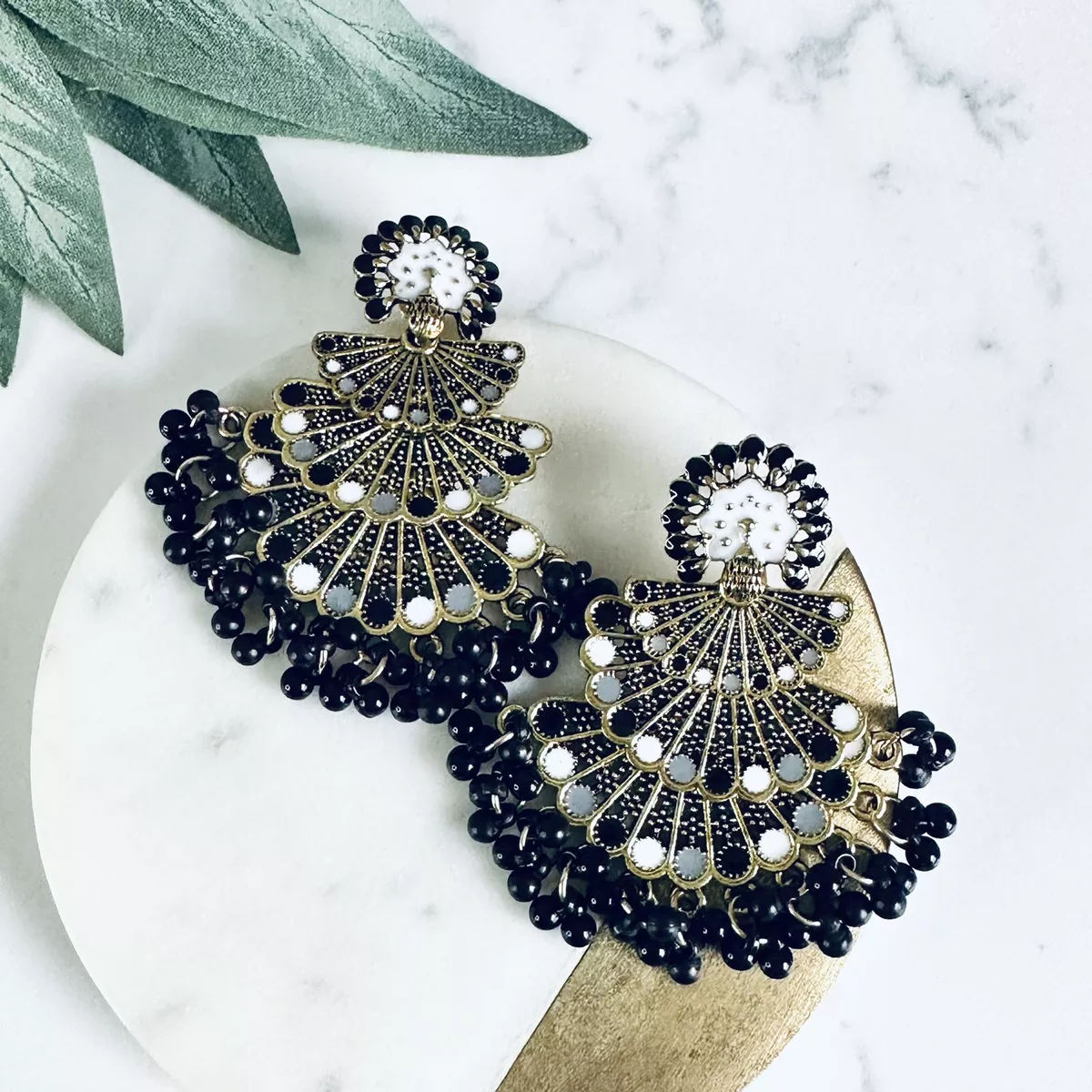Peacock jhumka sale