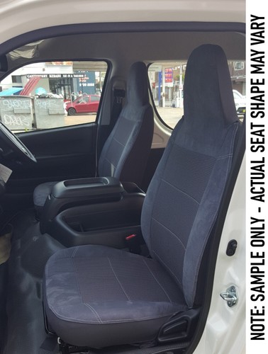 Grey Fabric Driver Seat Cover for Toyota Hiace LWB Van: from 03/2005 to 01/2019 - Picture 3 of 8