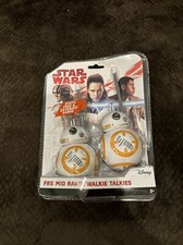 Star Wars BB-8 FRS Mid Range Walkie Talkies Push To Talk Sealed