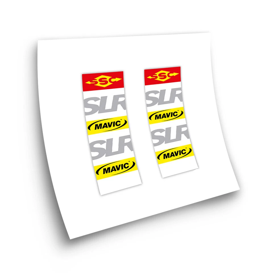 STAR SAM® Fahrrad naben Aufkleber Mavic SLR Weißer Hintergrund Bike hub stickers - Bild 4 von 4