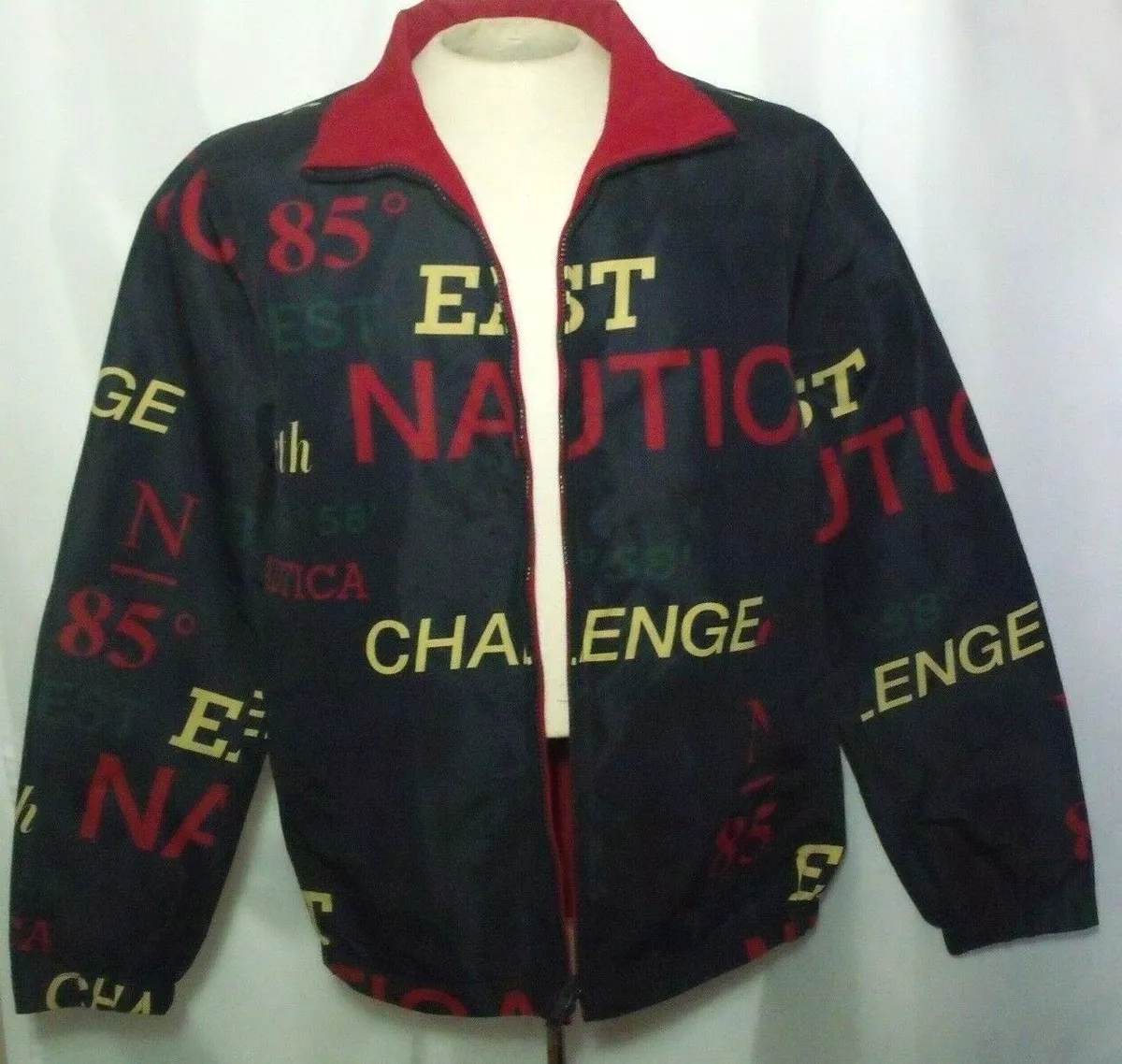 nautica URBAN OUTFITTERS EXCLUSIVE Jacket Vtg Collection M Reversible Zip  1990's | eBay