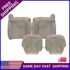 Replacement For 2000-2002 Chevy Tahoe Both Side Bottom & Top Leather Seat Cover