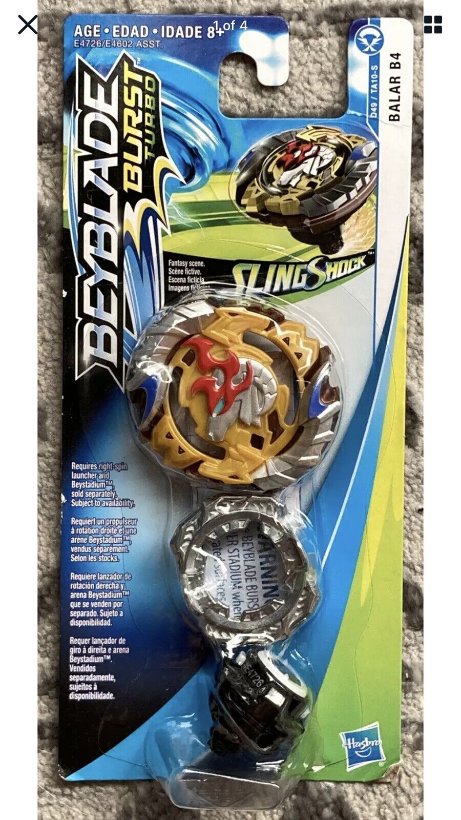 Beyblade Burst Turbo Slingshock Single Battling Top Balor B4