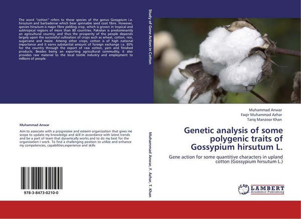 Genetic Analysis Of Some Polygenic Traits Of Gossypium Hirsutum L. Muhammad Anwa-image