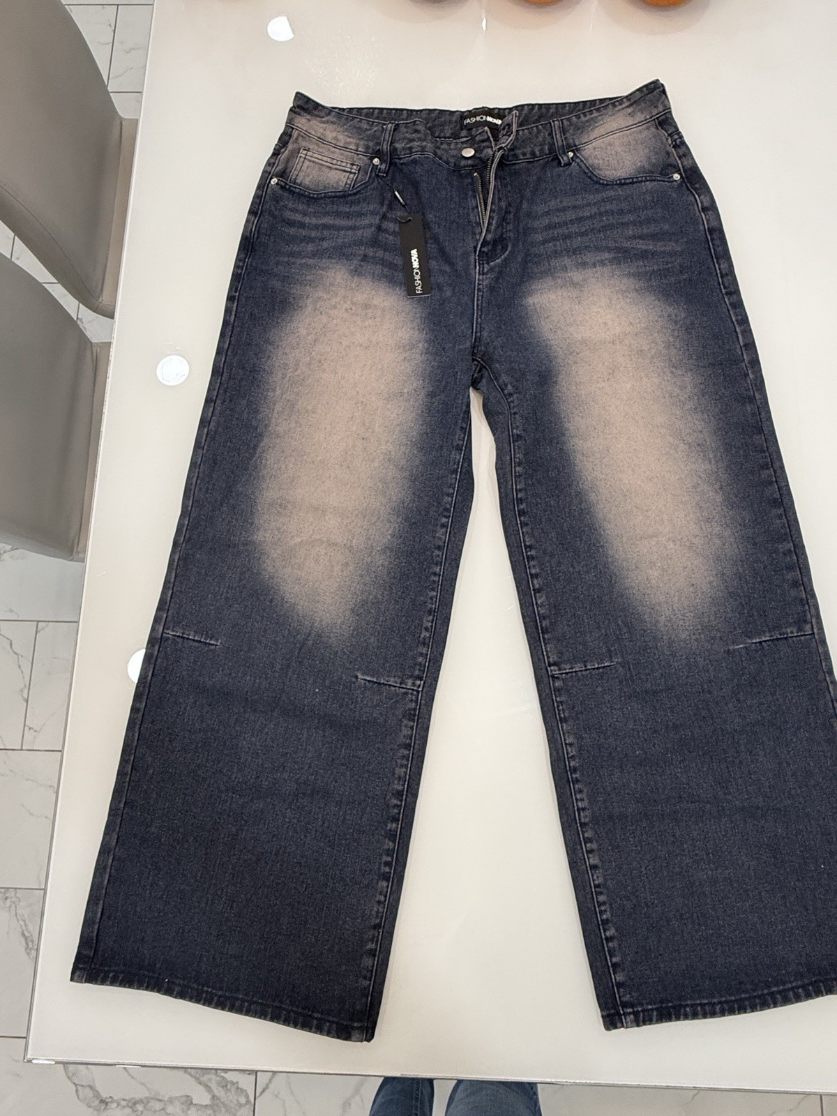 Fashion Nova Women's  Purple Baggy Jeans Size 16 Brand New!!!