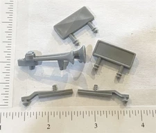 Structo Plastic Mirror/Airhorn/Wipers Truck Accessory Set, Parts STP-028