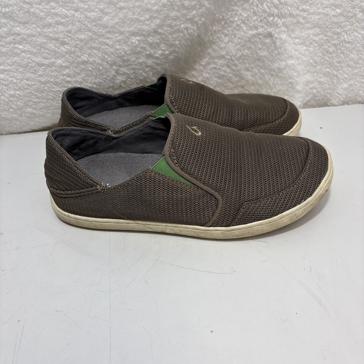 Mens Olukai Nohea Taupe Mesh Slip On Loafers‎ Shoes Sneakers Size 13 M Olukai Nohea Pae Mesh Casual Shoes Slip On | Mercari main image 4