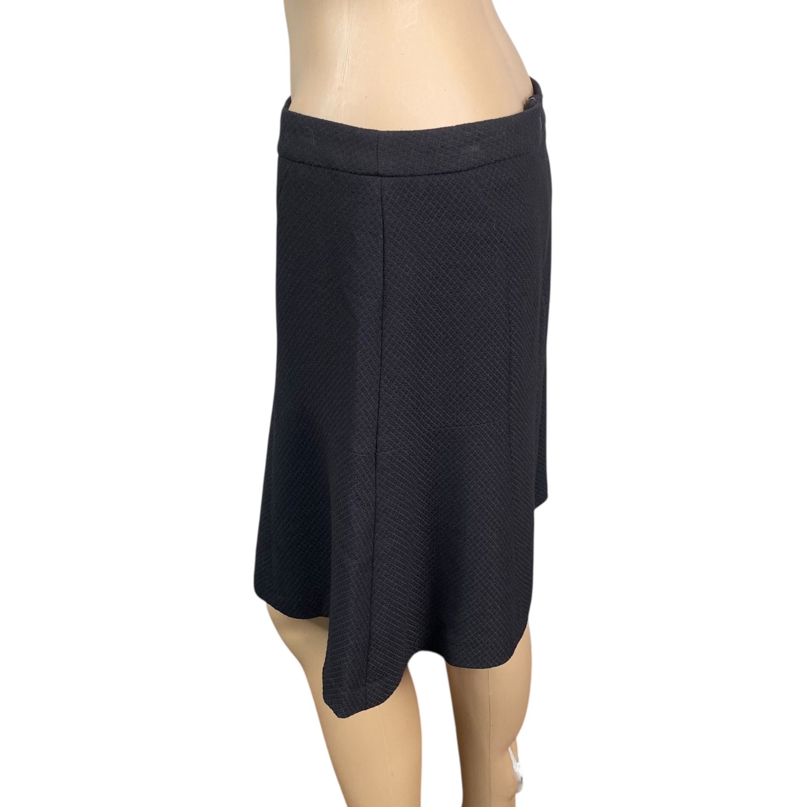 FILA Savile Row London Minigonna A Line in tweed nero Taglia 6