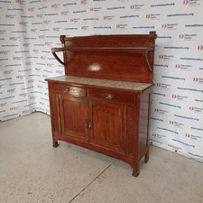 Credenza Antica Liberty con Piattaia Italia XX Secolo Orginale