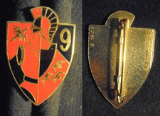 INSIGNE MILITAIRE – 9° RÉGIMENT DU GÉNIE - DRAGO NOISIEL - G 1909