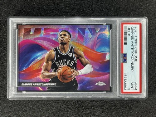2025 Topps Chrome Giannis Antetokounmpo Base (PSA 9)