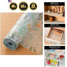 Shelf Liners for Kitchen Cabinets Drawer Liner Waterproof Oil-Proof, Non-...