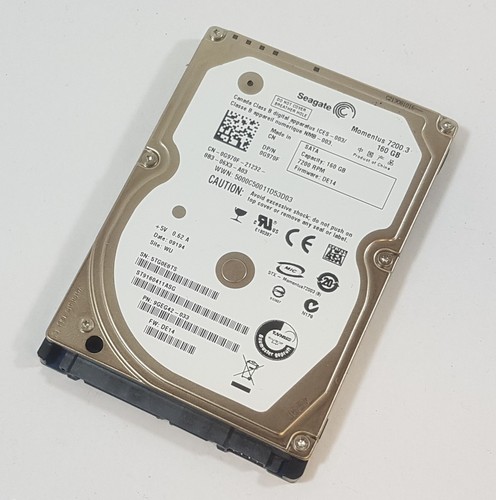 160GB Seagate SATA 2,5" Notebook Festplatte Momentus 7200.3 ST9160411ASG