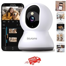 Baby and Pet Monitor - 2-Way Audio Indoor Security Camera with Night Vision