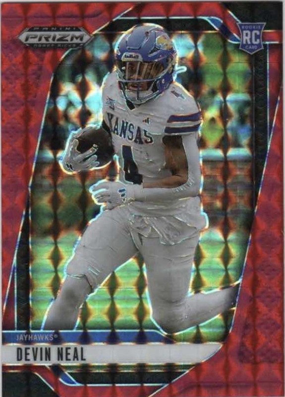 2025 Panini Prizm Draft Picks - Devin Neal #43 Red Ice Prizm (RC) /125