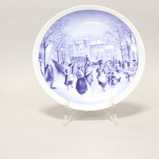 Piatto Natale Vintage Design Anni 70 FG Fine Porcellana Italia Ultimi Acquisti d