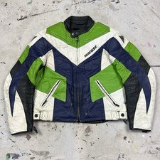 Giacca pelle corazzata moto vintage anni 90 Y2K Dainese Speed Bike uomo media