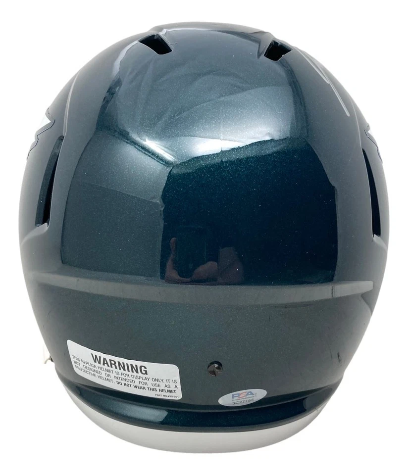 Jason Kelce Signed Philadelphia Eagles FS Speed Replica Helmet PSA ITP Hologram - Image 2 of 2
