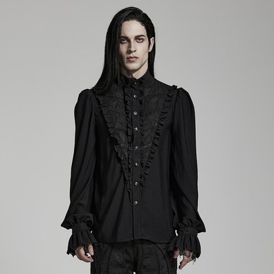 Punk Rave Gothic Hemd - Oliver Victorian Vampir Goth Gothic Alternative
