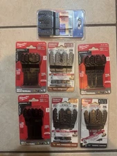 Lot Of Multi Tool Blades Various Brands Diablo And Milwaukee 3 Packs