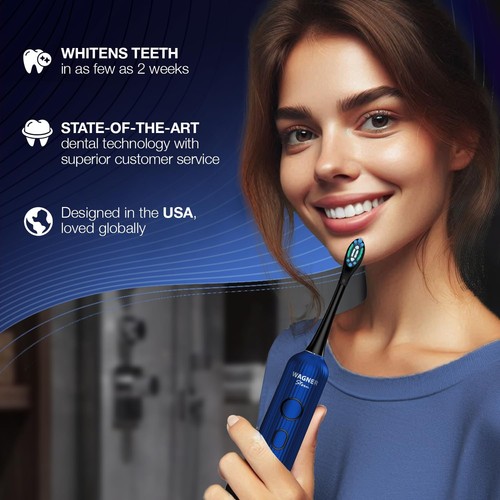 VibroWave Plus Oscillation & Vibration Sonic Electric Toothbrush with 4 Brush... - Picture 5 of 6