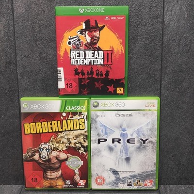 Xbox 360 Borderlands   Xbox 360 Prey (Englisch)   Xbox One Red Dead Redemption 2