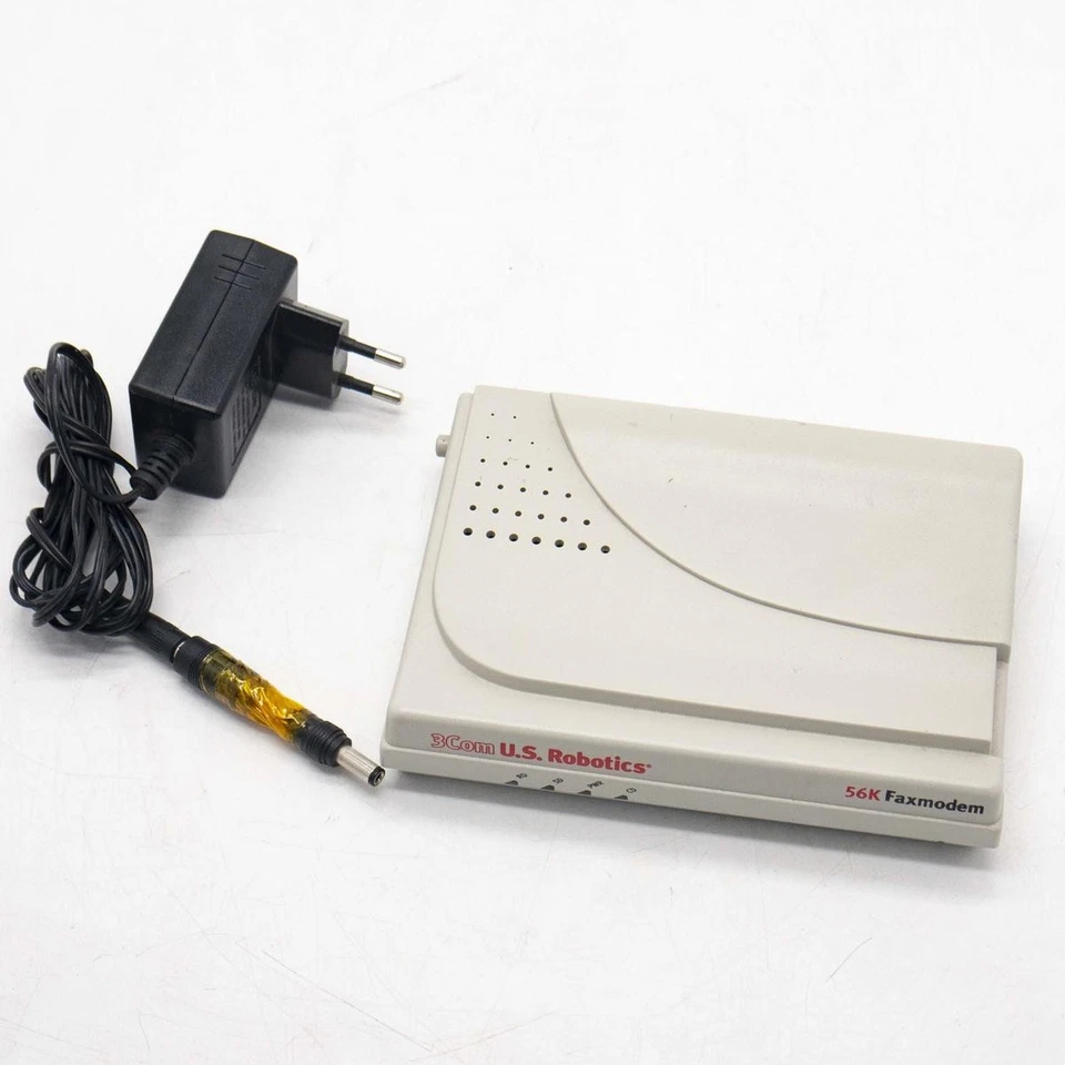 56k Modem 3com 245630-01 Parallel U.S Robotics Faxmodem Vintage Working_ - Image 4 of 4
